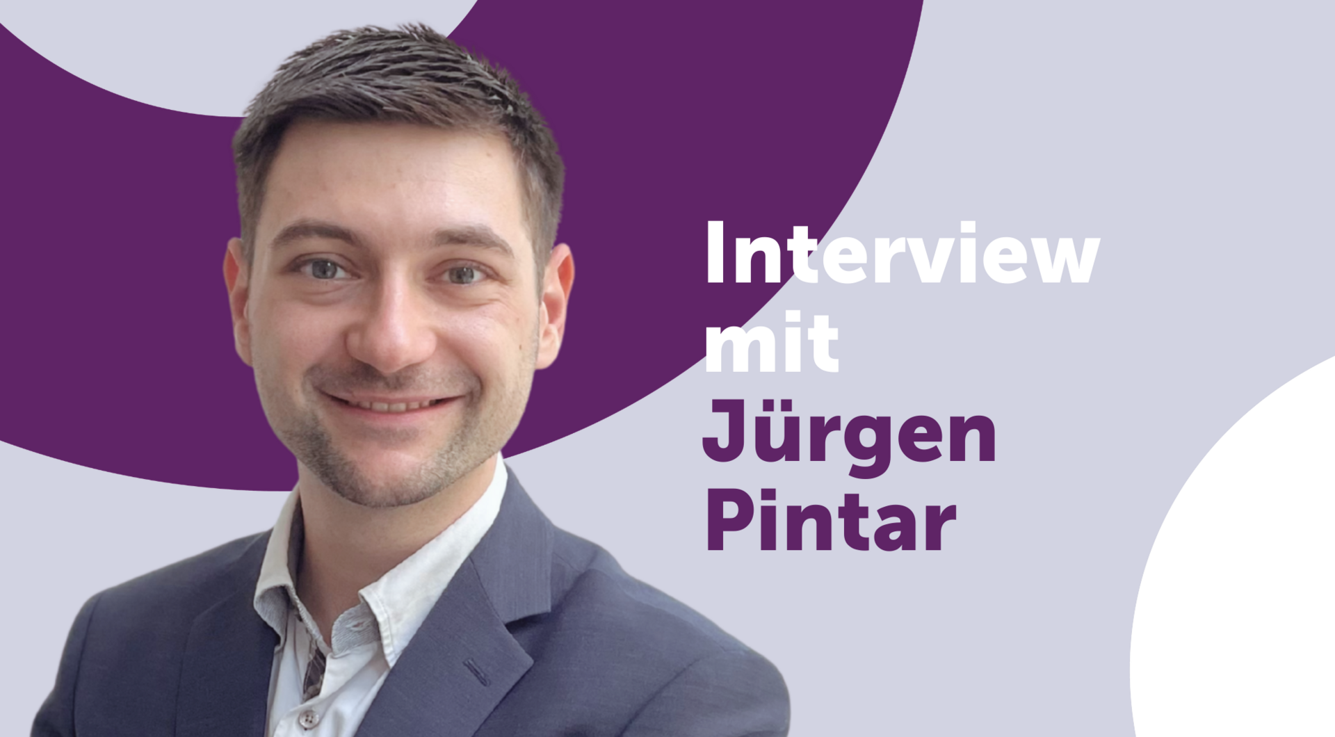 junger Mann lächelt, Interview mit Jürgen Pintar