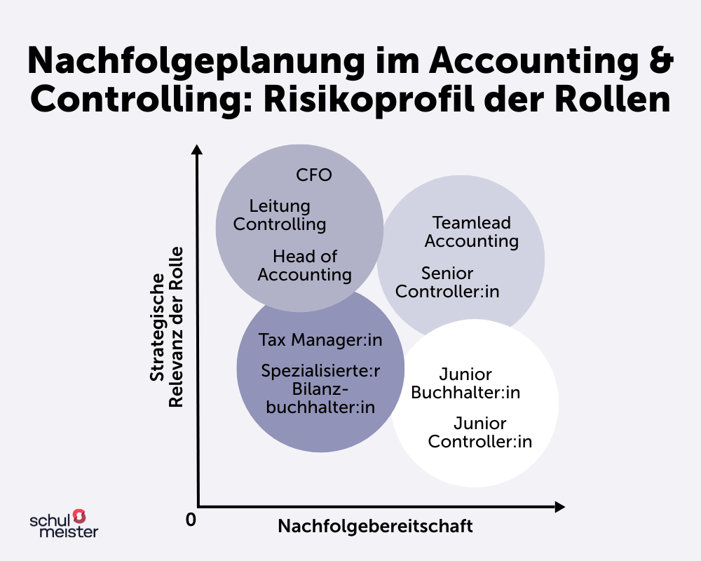 Nachfolgeplanung im Finanzbereich, Risikoprofil der Rollen Grafik: Nachfolgeplanung, Risikoprofil der Rollen