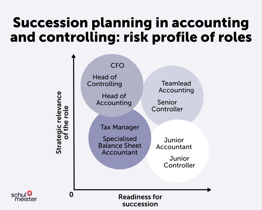 Risk profiles of roles in succession planning Graphic: Risk profiles of roles in succession planning