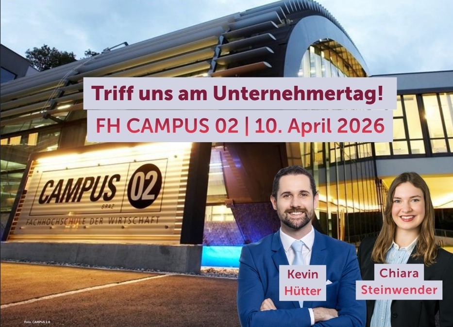 karrierestart graz FH wirtschaft schulmeister Unternehmertag 2026
